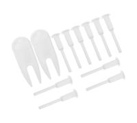 NULYLU Set 12 Pezzi Tappo Aria per Palla da Ginnastica Yoga in ABS, Adattatore Gonfiabile Stabile e Leggero, Accessorio per Cavallo Saltante e Materasso Gonfiabile