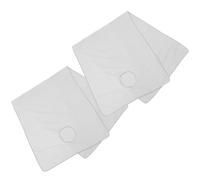 NULYLU Set 2 Lenzuoli per Lettino da Massaggio in Cotone Foro, Coprilettino Spa Lavabile ad Asciugatura Rapida, Fodera Professionale per Saloni di Bellezza ed Estetica, Grigio 80x200 Cm