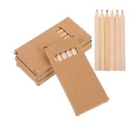 NULYLU Set 5 Scatole Matite Colorate Assortite Mini 3,5 Pollici, Matite Decorative Vivaci Resistenti All’acqua per Scuola e Disegno Quotidiano, Colori Multiuso e Artisti