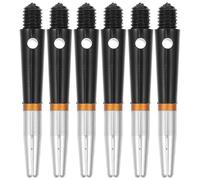 NULYLU Set da 6 Steli Rotanti per Freccette in Nylon e Alluminio, Accessori Professionali Leggeri e Resistenti, per Gioco Domestico, Bar e Sala Giochi, Aste Stabili da 35mm e 5mm