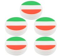NULYLU Smorzatore Vibrazioni per Racchetta da Tennis 5 Pezzi in Silicone | Elementi Bandiera, Installazione Rapida, Profilo Leggero, per Partite e Uso Professionale