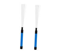 NULYLU Spazzole Per Batteria A Percussione Per Principianti 1 Paio Di Bacchette Per Spazzole Per Batteria Impugnatura in Abs Versatili Per Strumenti Musicali