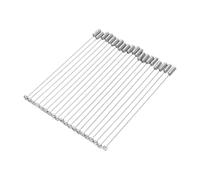 NULYLU Spille di Sicurezza e Fermo Sicuro in Metallo Argento con Design Elegante Aste Lunghe 95mm 20 Pezzi per Cravatte Sciarpe e Creazioni Artigianali