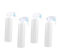 NULYLU Spruzzatore a Grilletto 4 Pezzi in Plastica Trasparente Per Giardinaggio e Pulizia Ugelli Spray Ricambio Per Flaconi Spray Adatto Per Innaffiatori e Bottiglie Per Bevande