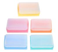 NULYLU Spugna da Bagno per Massaggio Tattile Ragazzo Ragazza 5 Pezzi Spazzola Morbida per Pulizia del Capelluto e Attività Sensoriali Durante Bagnetto Colore Casuale