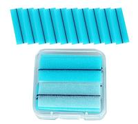 NULYLU Strisce Adesive per Ciglia Finte Autoadesive Trasparenti, Set 2 Scatole da 10 Pezzi, Applicatore per Ciglia per Look Naturale e Rimozione Delicata, per Extension e Pelli Sensibili