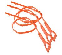 NULYLU Strumenti per Pulizia Scarichi Lavello 3 Pezzi in Abs Flessibili e Riutilizzabili, Disotturante Serpente per Rimuovi-intasamento Chioma e Residui, Adatti per Cucina, Bagno e Vasca