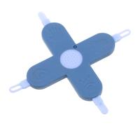 NULYLU Strumento la Pulizia Nasale e Unghie per Ragazzo Ragazza 4 in 1 Design a Forma di Croce in Pp e Pet Colore Blu per Cura Sicura e Delicata