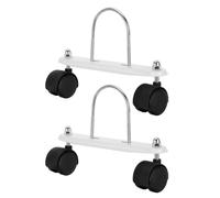 NULYLU Supporto a U in Ferro con Ruote Girevoli per Radiatori ad Olio, Base Mobile Antiscivolo per Riscaldatori a Olio, Accessorio di Ricambio Stabile per Uso Domestico e Spazi Interni