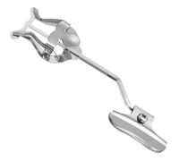 NULYLU Supporto per Spartiti Musicali per Trombone e Lira in Metallo Leggero Morsetto a Imbuto per Marce e Concerti all'Aperto Colore Argento