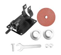 NULYLU Supporto per Trapano Elettrico con Base Set per Lucidatura e Rifinitura Gioielli Fissaggio per Smerigliatrice con Ruota Abrasiva Fine Compatto e Portatile per Lavori Affilatura e