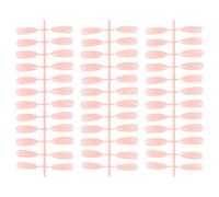 NULYLU Unghie Finte Rosa 72 Pezzi in Abs Copertura Completa Unghie Resistenti e Non Deformabili per Nail Art e Feste Donna Ragazze