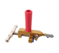 NULYLU Utensile Manuale per Piastrelle Rosso Guida e Leva | Taglio Preciso e Stabile, Regolazione per Diversi Spessori, Finitura Dettagliata, per Ristrutturazione e Fugatura