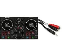 Numark Party Mix II - Controller DJ con fascio di luce incorporato, con cavo di rottura stereo CMR-210, 3,5 mm TRS maschio a sinistra e destra RCA maschio, 3 m