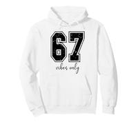Number 67 Football Jersey Sports Team 6 7 Baseball Six Seven Felpa con Cappuccio