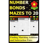 Number Bonds Mazes to 20: Finding Matching Addition and Subtraction Pairs