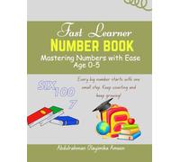 NUMBER BOOK: Mastering Numbers with Ease (Age 0-5)