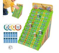 Number Checker Gioco - Numeri Matematica Gioco Animali Dame Set | Giocattoli educativi Per Bambini Ragazze Scuola Casa