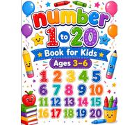 Number Coloring Book for Kids Ages 3-6: Learn Numbers 1-20 with Fun, Easy Coloring Activities: btitle A Preschool Learning Workbook to Practice Number ... and Early Math Through Simple Coloring Pages