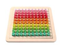 Number Counting Board - Natural Woods Education, Ensurre High Qualiity Hundred Grids, Smmooth Surrfaces Math Learning Tools, Durrable Early Childhoods Numeral Blocks - For Todler Youth Classrooms