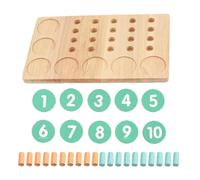 Number Counting Games - 9.25x5.71x0.51 Inches Math Counting Toys, Mathematics Teacher Aids, Addition And Subtraction Games | For 5-8 Years Old Children Kids Students Boys Girls