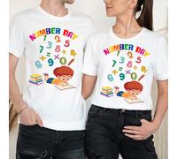 Number Day T-Shirt Design National Numeracy Book Day Maths Day Tshirt Tee 8#DNE