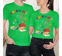 Number Day T-Shirt Design National Numeracy Book Day Maths Day Tshirt Tee 8#DNE