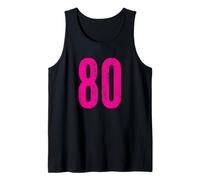 Number Distressed Vintage Sport Team Player Training Canotta
