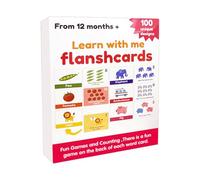Number Flash Cards, Words Flashcard Set, Early Education Tools, Authentic Thick Paper, Rounded Safe Corners for, Home Learning, Preschool classrooms, genitori, insegnanti