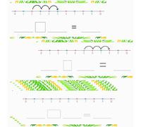 Number Line - Lavagne cancellabili a secco, 0-10 carte matematiche, 12,7 x 20,1 cm, confezione da 10, bianche, per bambini, studenti, insegnanti, rientro a scuola