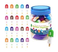 Number Matching Game - Educational Learning Toys | Number Learning Activity Toys For Nursery Classroom Boys Girls Early Math Counting Recognition And Hands On Practice