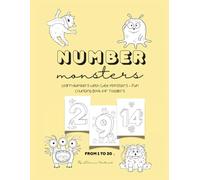 Number Monster: Learn Numbers with Cute Monsters - Fun Counting Book for Toddlers 1 to 30