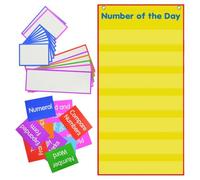 Number Of The Day Pocket Chart - Foldable Math Learning Board