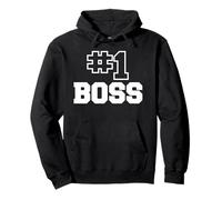 Number One Boss No. 1 Miglior Leader Uomo Donna #1 Datore di Lavoro Felpa con Cappuccio