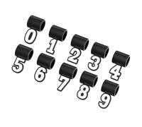 Number Pendant | Silicone Necklace Number Pendant 0-9 | Keepsake Chain