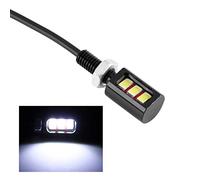 Number Plate Lights - License Plate Bolt License Plate Bolt Number Plate Lights 2X 12V 3Led Universal Car Motorcycle License Number Plate Screw Bolt Light Lamp (White) Adatto Per