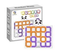 Number Puzzle Game, Maze Learning Toy, Interactive Educational Activity, Skill Building Play Challenge, Hand Eye Coordination for Travel, Playtime, Preschool, School, Home Use