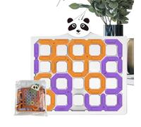Number Puzzle, Interactive Maze Game, Educational Play Toy, Colorful Skill Builder Design, Hand-Eye Coordination Activity, Brain Boosting Fun, Home, School, Travel, 14.3x14x0.7cm