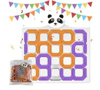 Number Puzzle, Maze Learning Game, 5.63x5.51in Educational Play Tool, Interactive Skill Builder, Hand Eye Coordination Trainer for Kids, Girls, Boys, Preschoolers, School, Travel, Home, Playtime