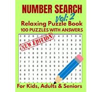 Number Search Challenge Book for Kids, Adults & Seniors with 100 Puzzles from Easy to Expert Levels: Train Your Mind, Enhance Focus, and Relax with ... | Perfect Gift for Puzzle Lovers (vol-2)