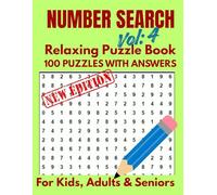 Number Search Challenge Book for Kids, Adults & Seniors with 100 Puzzles from Easy to Expert Levels: Train Your Mind, Enhance Focus, and Relax with ... | Perfect Gift for Puzzle Lovers (vol-4)