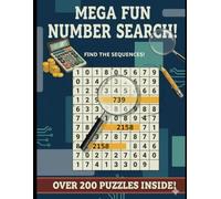 Number Search Puzzle Book for Adults: 200 Challenging Number Word Searches with Digits, Math Themes, and Numerical Puzzles