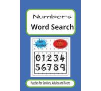 Number Search Puzzle Book: Word Searches with Easy to Read Print with Numbers, Four Digits, Solutions and more | 6x9 inches 110 Pages | 50+ Puzzles … Gifts for Vacations, Holidays and more.Print