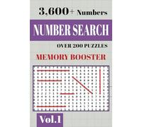 Number Search Puzzle for All by Mark Kara: Find Numbers Pocket Size Volume 1: Kids and Adults Improve Memory, Cognitive Skills.