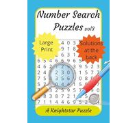 Number Search Puzzles vol3: for seniors, adults, teens, 6x9 compact lightweight, large print, fun on the go or at home, gift for all occasions