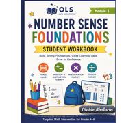Number Sense Foundations Student Workbook | Place Value, Addition, Subtraction, Multiplication & Division Fluency | Targeted Math Intervention for ... to strengthen foundational number sense