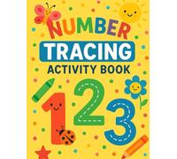 Number tracing activity book