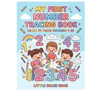 Number Tracing Book for Kids 1-30: Learn to Write Numbers With Fun Fruits, Vegetables and Objects. Preschool and kindergarten Practice Workbook