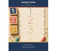 Number Tracing for Ages 4-6: Numbers 0-20 with Start Stars