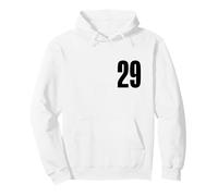 Number Twenty Nine #29 - Uniforme per Squadre Sportive, Compleanno 29 Felpa con Cappuccio